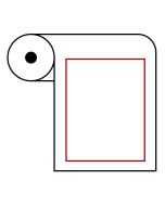 ABE-203 Blank Thermal Labels, 58mm W x 59mm L